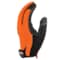 Cestus Orange Work Gloves with Synthetic Leather Palm, M, PR 6015-M - alternate 4